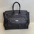 H-Large Full Grain Leather Tote