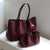 Woven Cowhide Leather Tote Bag