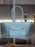 Cutout Leather Tote Bag