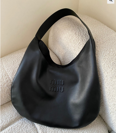 Leather hobo bag