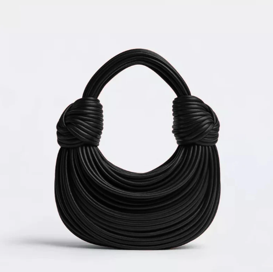 Genuine Leather Double Knot Bag