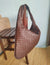 Handwoven Leather Hobo Bag