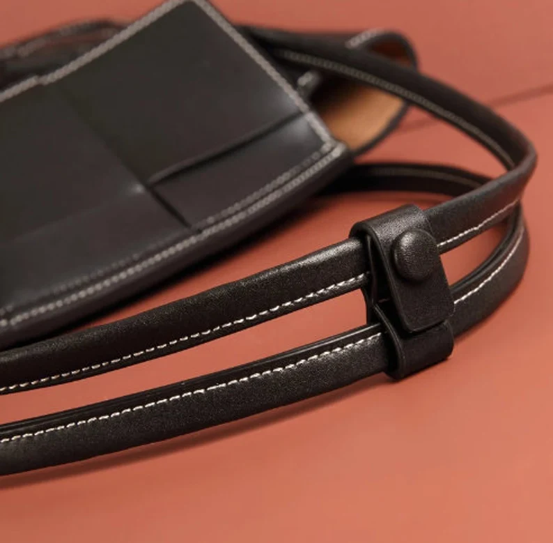 Woven Leather Handbag